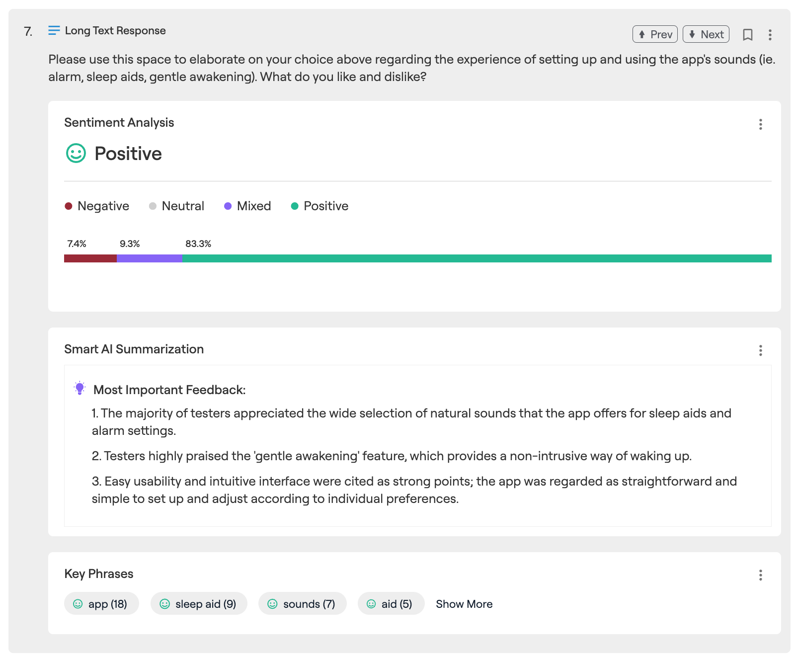 survey template options